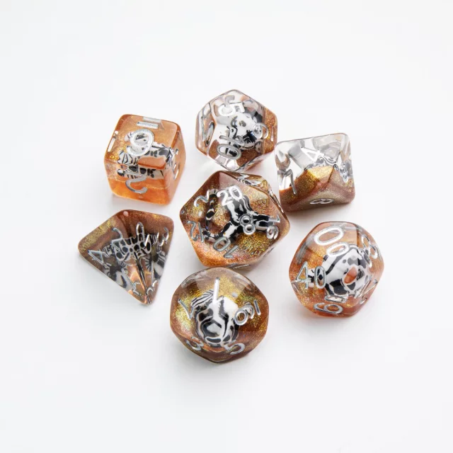 Kostky Gamegenic - Embraced Series - Death Valley RPG Dice Set (7 ks)
