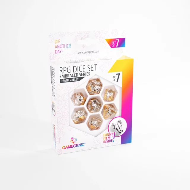 Kostky Gamegenic - Embraced Series - Death Valley RPG Dice Set (7 ks)