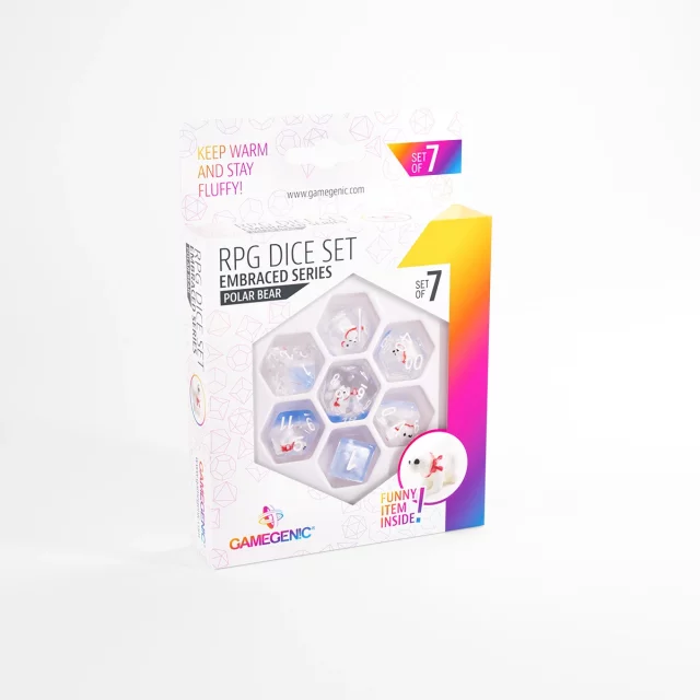 Kostky Gamegenic - Embraced Series - Polar Bear RPG Dice Set (7 ks)