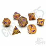 Kostky Shattered Sigils Metal - RPG Dice Set  (7 ks)