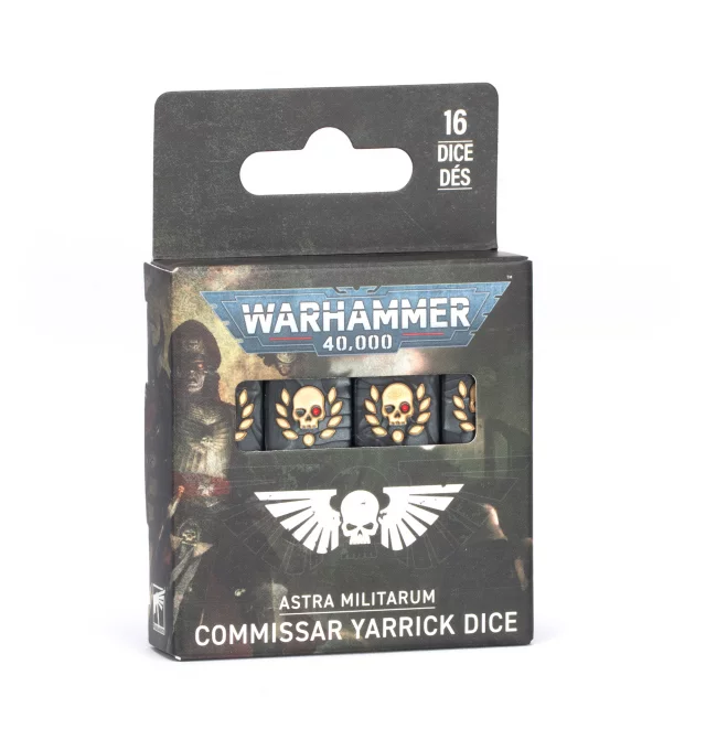Kostky Warhammer: 40,000 - Astra Militarum: Commissar Yarrick Dice (16 ks)