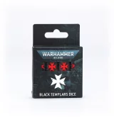 Kostky Warhammer: 40,000 - Black Templars Dice (16 ks)