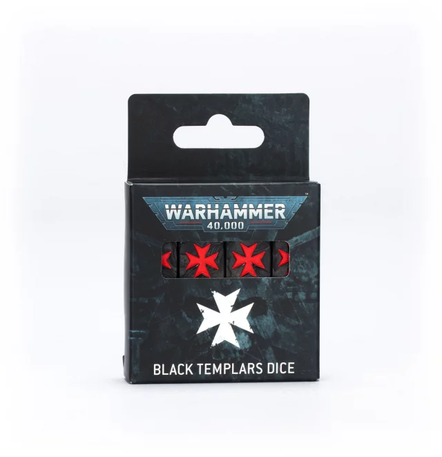 Kostky Warhammer: 40,000 - Black Templars Dice (16 ks)