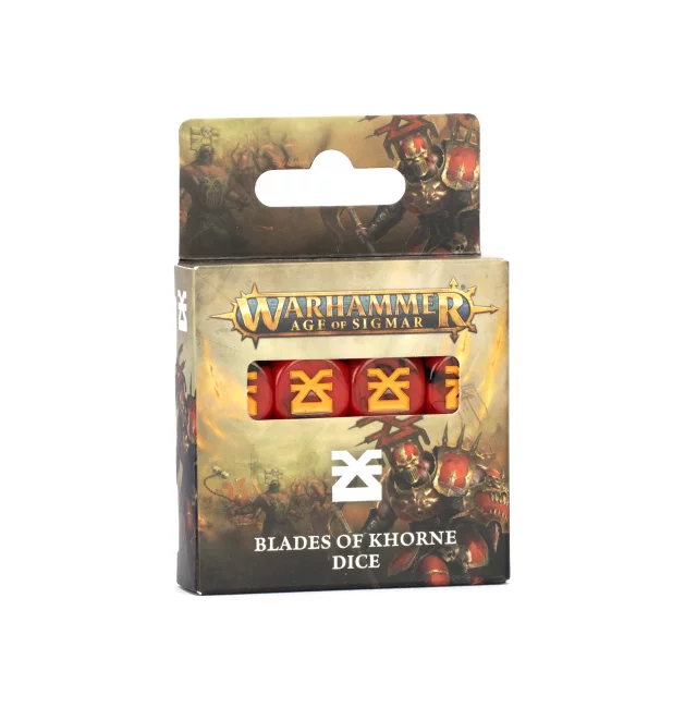 Kostky Warhammer Age of Sigmar - Blades of Khorne Dice (16 ks)