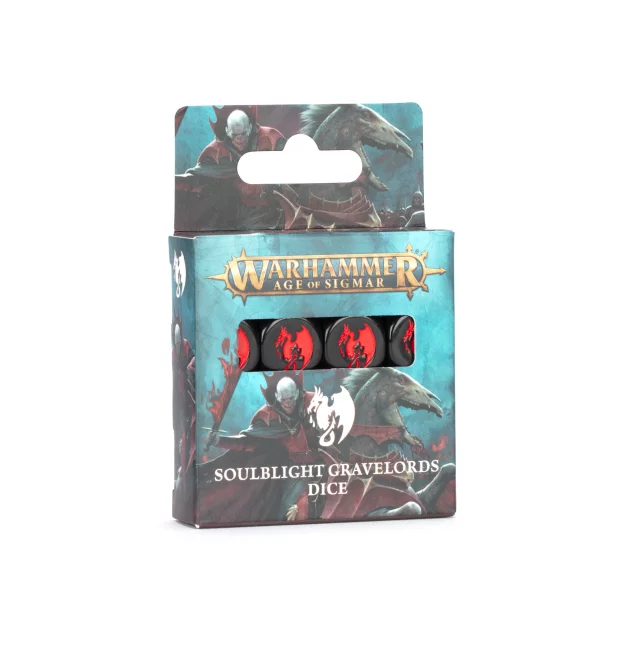 Kostky Warhammer Age of Sigmar - Soulblight Gravelords Dice (16 ks)