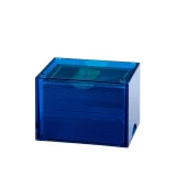 Krabička na karty Dragon Shield - Clear Blue (Strongbox 100+)