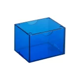 Krabička na karty Dragon Shield - Clear Blue (Strongbox 100+)