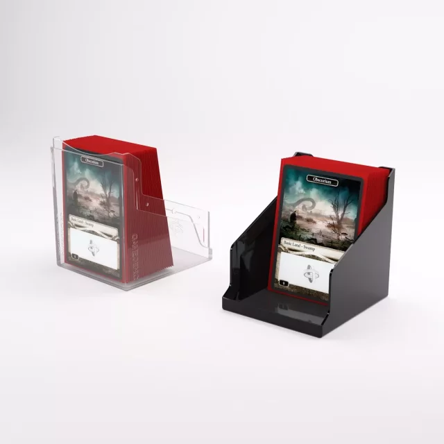 Krabička na karty Gamegenic - Bastion 100+ XL Black / Clear