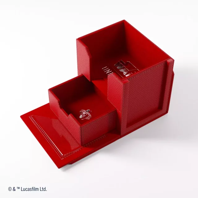 Krabička na karty Gamegenic - Star Wars: Unlimited Deck Pod Red - Krabičky na karty
