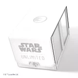 Krabička na karty Gamegenic -  Star Wars: Unlimited Double Deck Pod White/Black