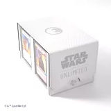 Krabička na karty Gamegenic -  Star Wars: Unlimited Double Deck Pod White/Black