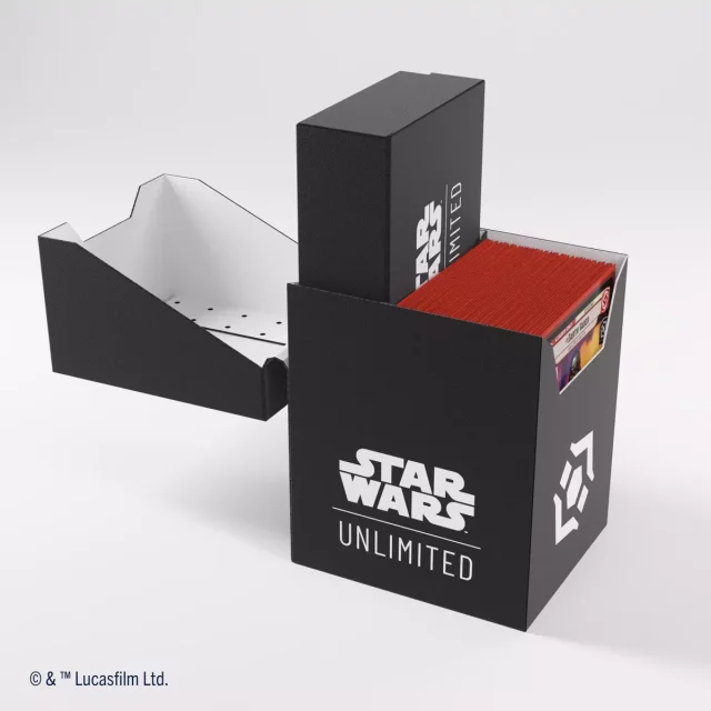 Krabička na karty Gamegenic - Star Wars: Unlimited Soft Crate Black/White