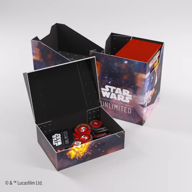Krabička na karty Gamegenic - Star Wars: Unlimited Soft Crate Han Solo Millenium Falcon