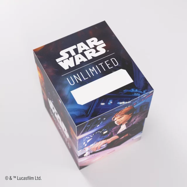 Krabička na karty Gamegenic - Star Wars: Unlimited Soft Crate Han Solo Millenium Falcon