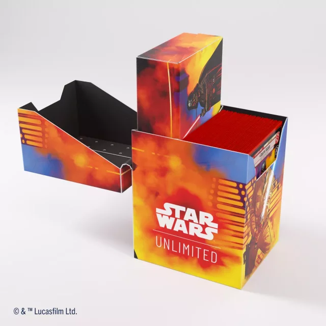Krabička na karty Gamegenic - Star Wars: Unlimited Soft Crate Luke/Vader