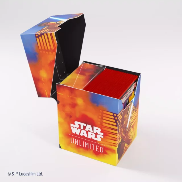 Krabička na karty Gamegenic - Star Wars: Unlimited Soft Crate Luke/Vader