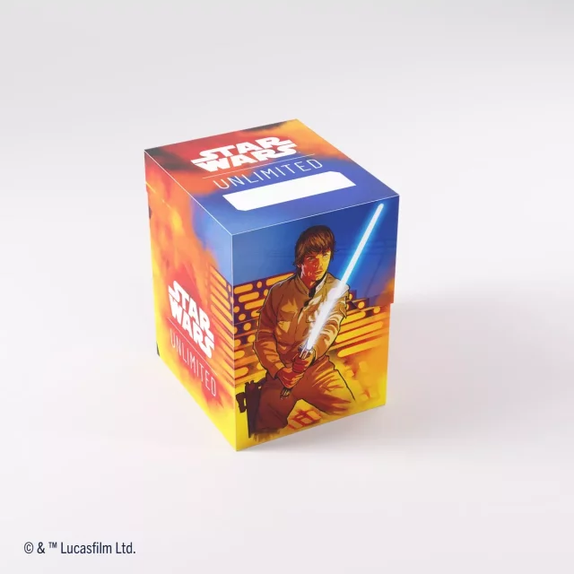 Krabička na karty Gamegenic - Star Wars: Unlimited Soft Crate Luke/Vader