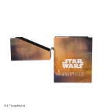Krabička na karty Gamegenic - Star Wars: Unlimited Soft Crate Palpatine/Padme