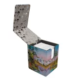 Krabička na karty Ultra PRO - Bob Ross: Mighty Mountain Lake Alcove Flip