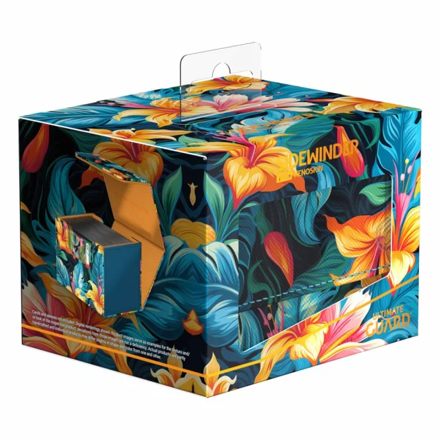 Krabička na karty Ultimate Guard - Floral Places Sidewinder 100+ Tulum Blue