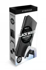 Kryt na konzoli PS 5 Slim - Black Wave Faceplates Kit