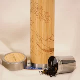 Láhev na pití Hokusai Katsushika - The Great Wave of Kanagawa Bamboo Tea Bottle