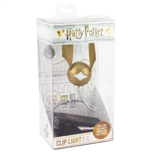 Lampička Harry Potter - Golden Snitch Book Light