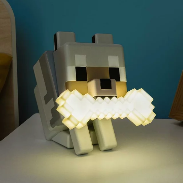 Lampička Minecraft - Minecraft Wolf