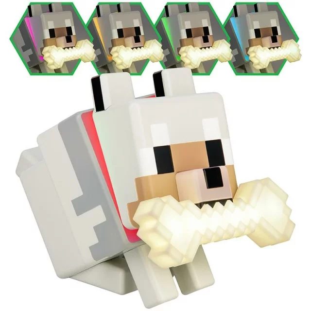 Lampička Minecraft - Minecraft Wolf
