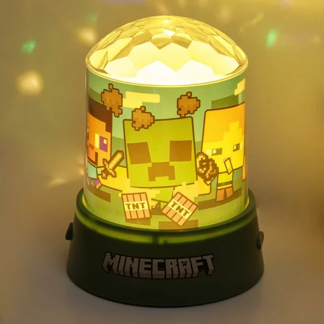 Lampička Minecraft - Party Projection Light