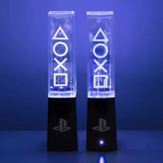 Lampička PlayStation - LED fontány (reagující na zvuk)