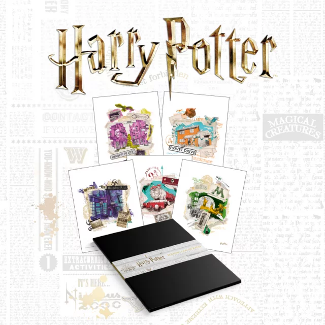 Litografie Harry Potter - Limited Edition Set