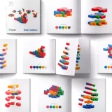 Magnetická stavebnice PIXIO - Bright Animals (Story Series)