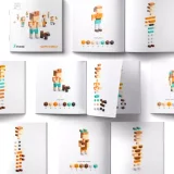 Magnetická stavebnice PIXIO - Happy Family (Story Series)