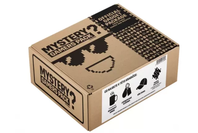 Mystery Gamers Pack - Kšiltovka, puzzle, klíčenka Funko, měnící hrnek