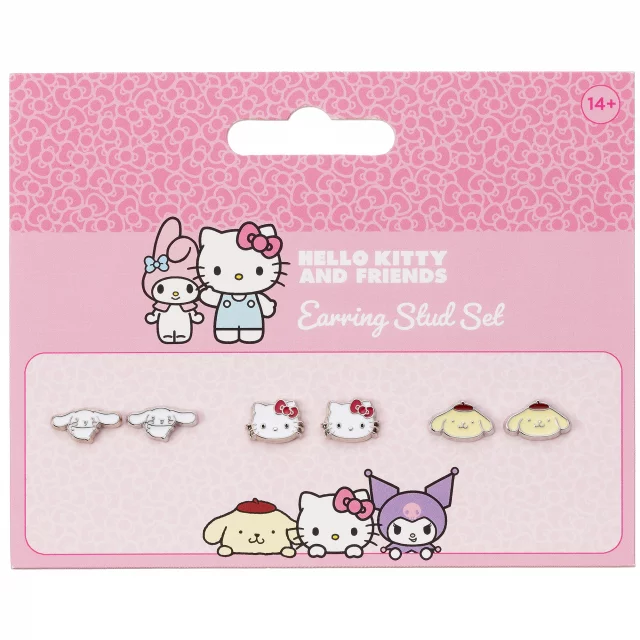 Náušnice Sanrio - Cinnamoroll, Pompompurin, Hello Kitty