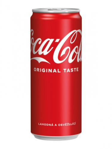 Občerstvení Coca-Cola - Plechovka 0,33l (PC)