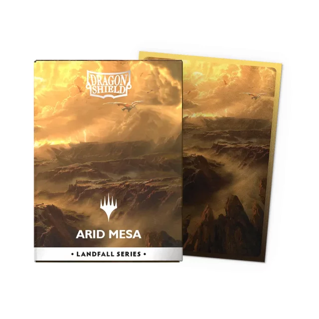 Ochranné obaly na karty Dragon Shield - Landfall Series - Matte Dual Sleeves Arid Mesa (100 ks)