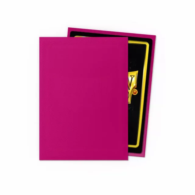 Ochranné obaly na karty Dragon Shield - Standard Sleeves Matte Magenta (100 ks)