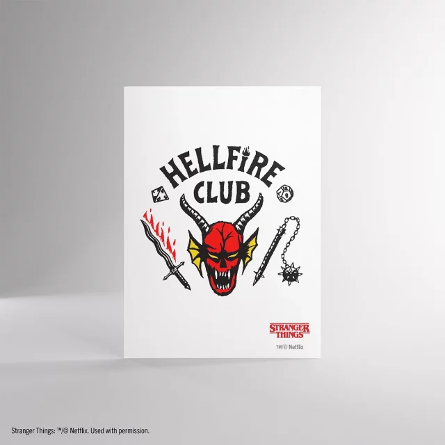 Ochranné obaly na karty Stranger Things - Hellfire Club: Premium Art Sleeves Card Hellfire Club (50 ks)