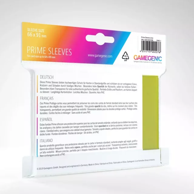Ochranné obaly na karty Gamegenic - Prime Sleeves (100 ks)