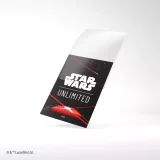 Ochranné obaly na karty Gamegenic - Star Wars: Unlimited Art Double Sleeving Pack Space Red (61 ks)