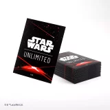 Ochranné obaly na karty Gamegenic - Star Wars: Unlimited Art Double Sleeving Pack Space Red (61 ks)