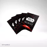 Ochranné obaly na karty Gamegenic - Star Wars: Unlimited Art Double Sleeving Pack Space Red (61 ks)