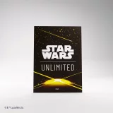 Ochranné obaly na karty Gamegenic - Star Wars: Unlimited Art Sleeves Card Back Yellow (61 ks)