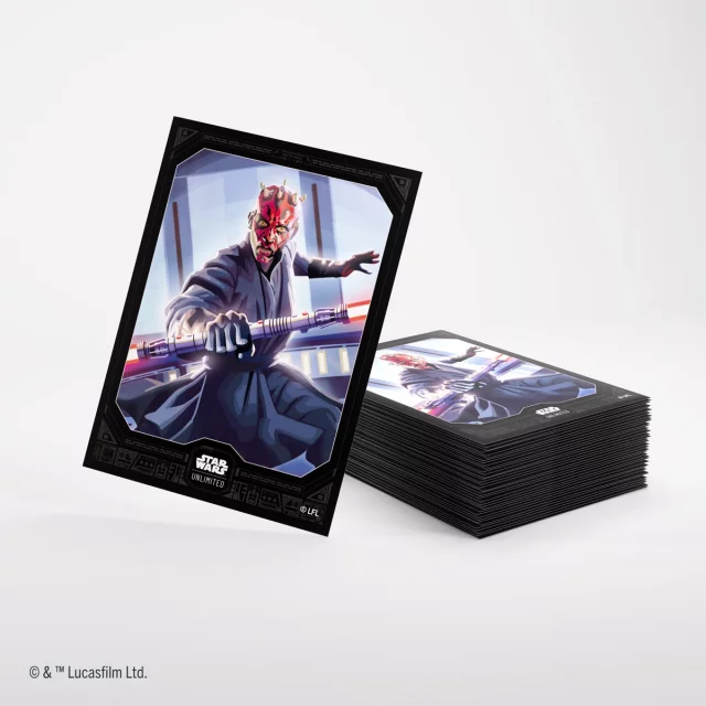 Ochranné obaly na karty Gamegenic - Star Wars: Unlimited Art Sleeves Darth Maul (62 ks)
