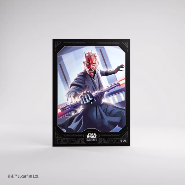 Ochranné obaly na karty Gamegenic - Star Wars: Unlimited Art Sleeves Darth Maul (62 ks)
