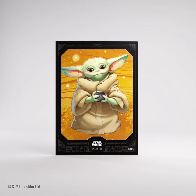 Ochranné obaly na karty Gamegenic - Star Wars: Unlimited Art Sleeves Grogu (62 ks)