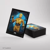 Ochranné obaly na karty Gamegenic - Star Wars: Unlimited: Premium Art Sleeves C-3PO (60 ks)