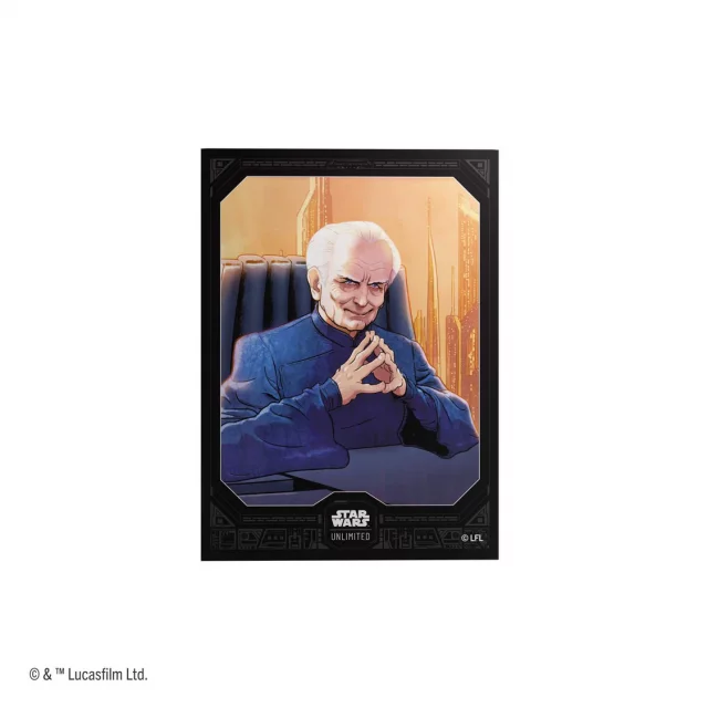 Ochranné obaly na karty Gamegenic - Star Wars: Unlimited: Premium Art Sleeves Chancellor Palpatine (60 ks)